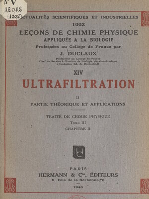 cover image of Ultrafiltration (2)